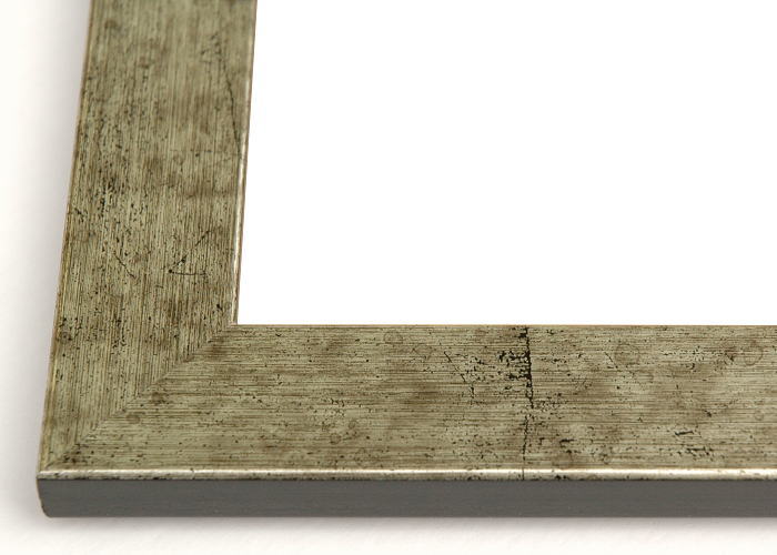 デッサン用額縁 木製フレーム 5698 大全紙サイズ 銀柄紋 シルバー-